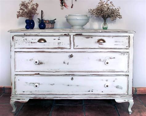 Age Your Wooden Furniture with a Distressed Paint Effect