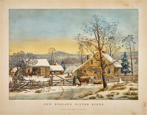 New England Winter Scene. | Amon Carter Museum of American Art