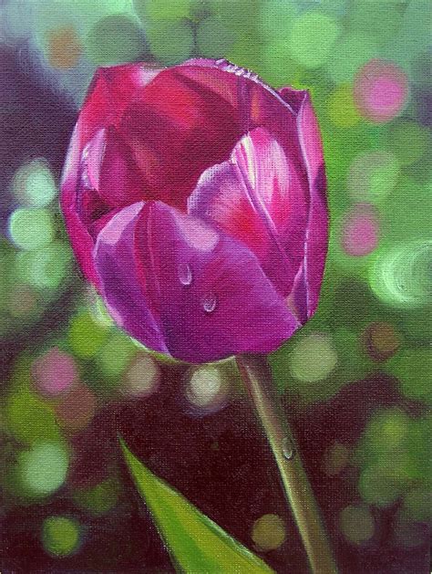 Tulip Flower Painting