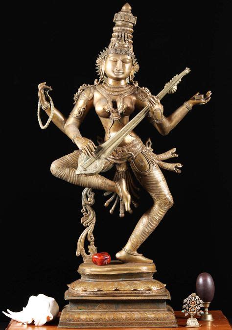 Bronze Large Dancing Saraswati Statue 48" in 2019 | Saraswati statue ...