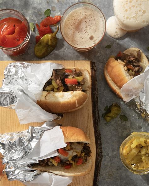 Italian Beef Sandwich with Homemade Fried Peppers - Table Magazine