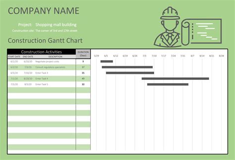 16 Free Gantt Chart Templates (Excel, PowerPoint, Word) ᐅ TemplateLab