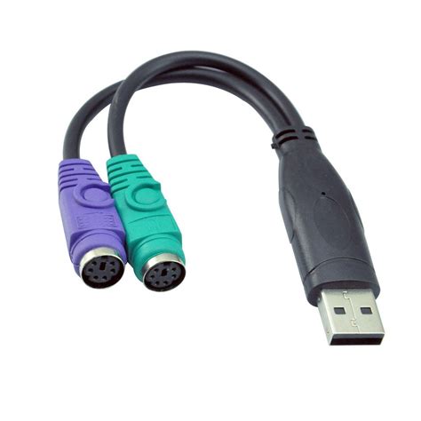 UCEC USB to Dual ps2 Mouse Keyboard Converter Adapter Cable - Walmart ...