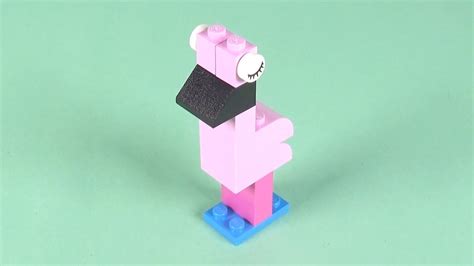 LEGO Flamingo Building Instructions - LEGO Classic 10713 "How To" - YouTube