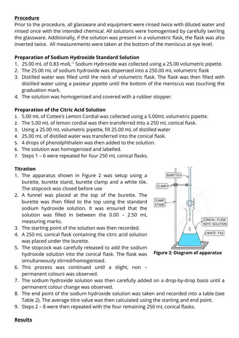 Volumetric Analysis | Chemistry - Year 12 SACE | Thinkswap