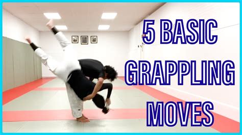 5 basic grappling techniques - YouTube