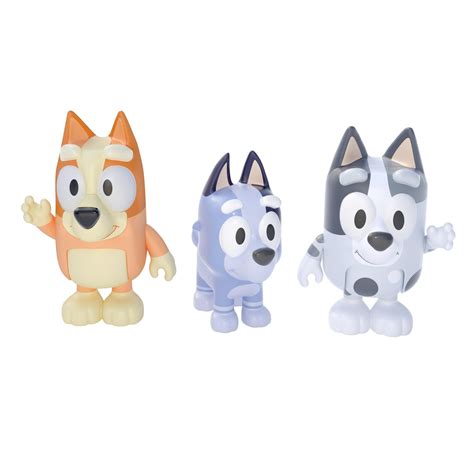 Bluey - Cousins: Bingo, Muffin & Socks 2.5" Figures - 2 Pack - Walmart ...