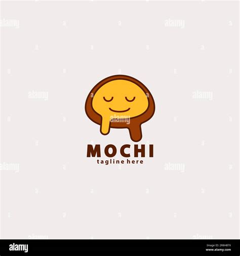 Mochi Food Logo design Template Stock Vector Image & Art - Alamy