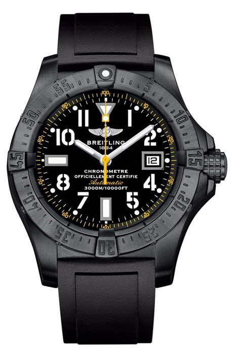 Breitling Avenger Seawolf BlackSteel Code Yellow — The Watch Review Site