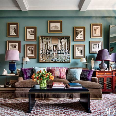 12 Purple Rooms to Inspire Your Decorating | Blue green rooms, Living ...