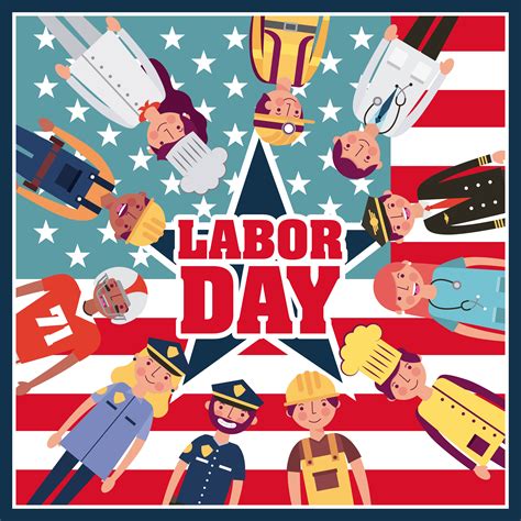 labor day card 688164 Vector Art at Vecteezy