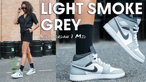 至上 NIKE AIR JORDAN 1 MID "LIGHT SMOKE GREY" asakusa.sub.jp