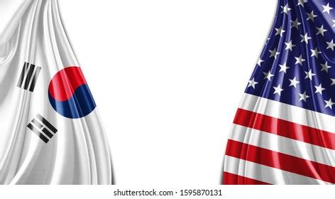 Korean American Flag Photos, Images and Pictures