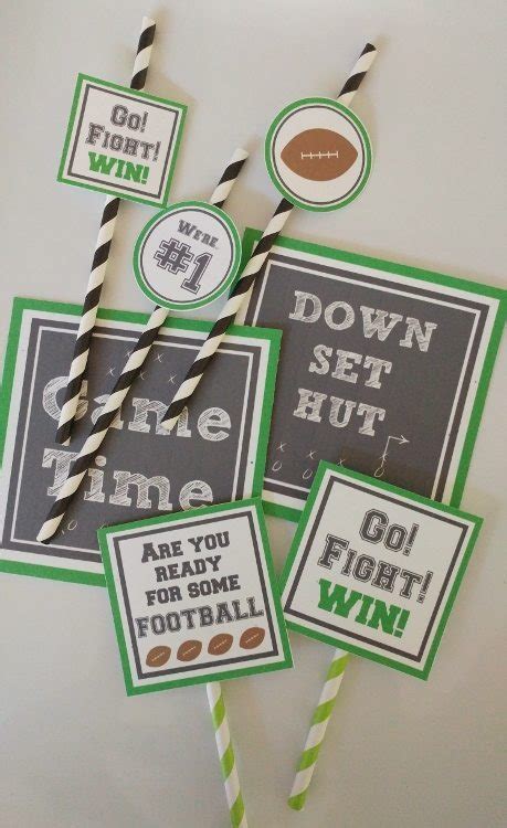 Free Football Party Printables - DIY Inspired