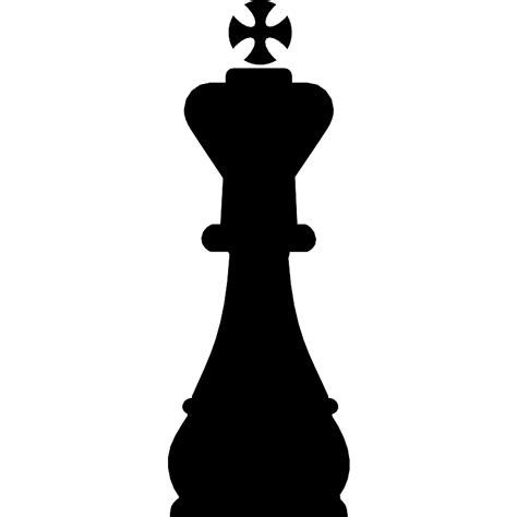 King Chess Piece Shape Vector SVG Icon - SVG Repo