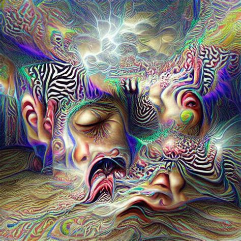 schizophrenic lucid dream - AI Generated Artwork - NightCafe Creator