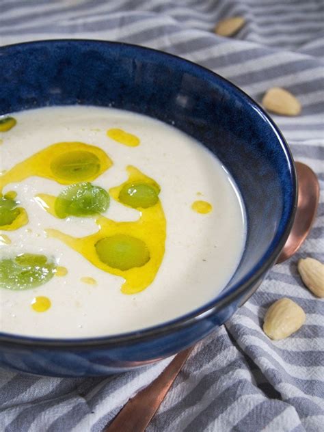 Ajo Blanco (Spanish Almond Soup) • Curious Cuisiniere