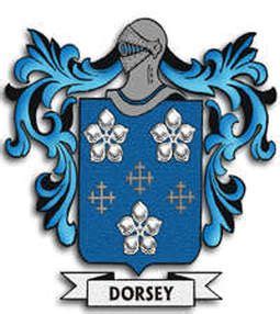 Dorsey family crest | Family crest, Crest, Heraldry