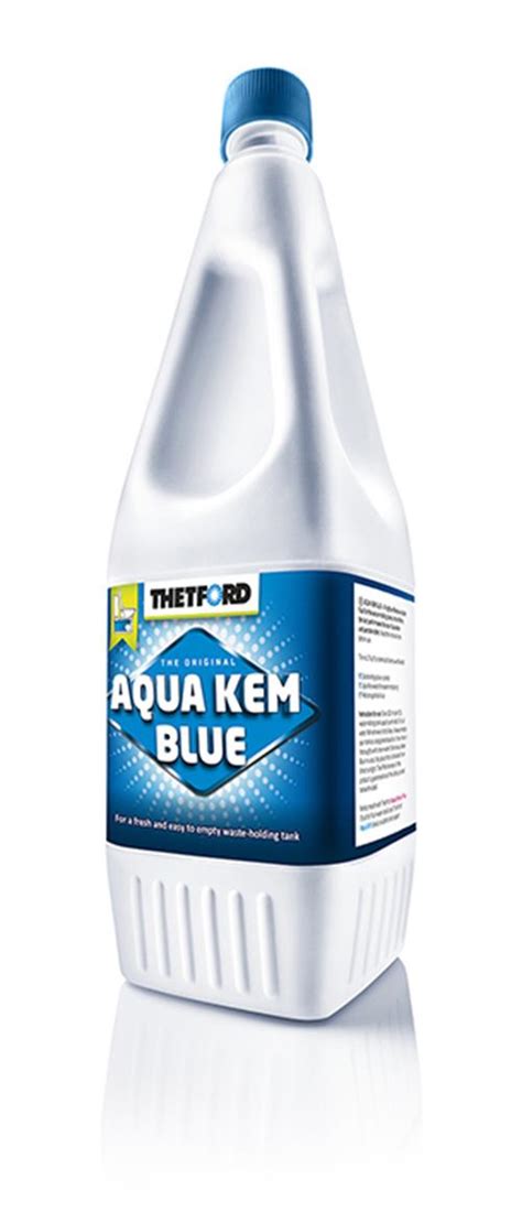 Theford Aquakem blue Toilet Chemical Fluid 1 litre non dosage | Toilet ...