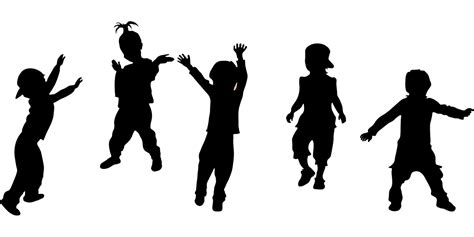 Download Kids, Silhouette, Party. Royalty-Free Vector Graphic - Pixabay