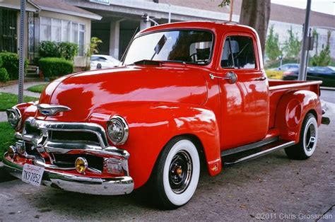 1954 Red Chevy Pick-up Truck - GA645zi - Astia 100 | Classic trucks ...