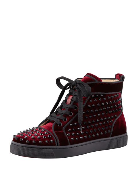 christian louboutin high top sneakers for women