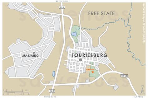 Fouriesburg Map