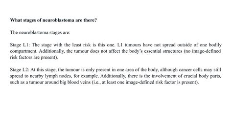 PPT - Stages and Symptoms of Neuroblastoma PowerPoint Presentation ...