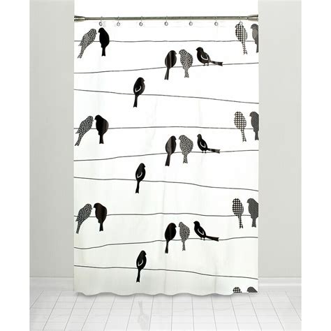 Saturday Knight Birds on a Wire Shower Curtain & Reviews | Wayfair