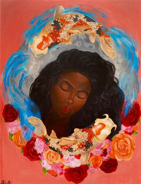 Pisces - Queen Nzinga - Paintings & Prints, People & Figures, Portraits ...