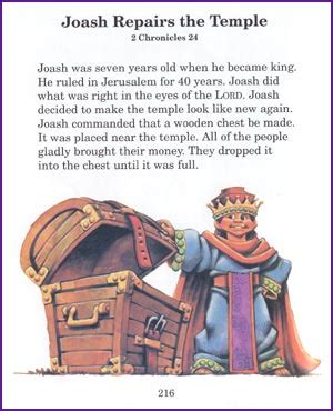 Joash Repairs the Temple (Story) - Kids Korner - BibleWise