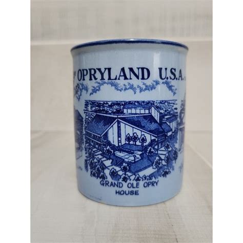 Kitchen | Vintage Opryland Usa Blue Coffee Mug Cup Grand Ole Opry Roy ...