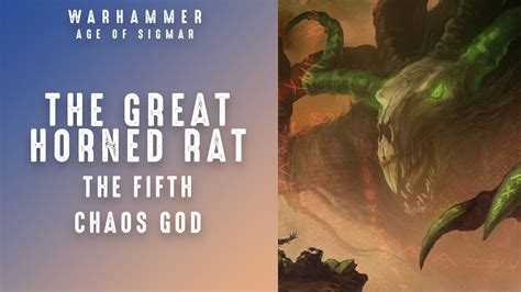 The Fifth Chaos God - The Great Horned Rat | Warhammer Age of Sigmar ...