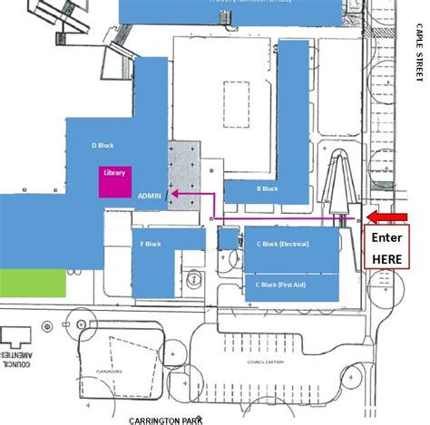 Tafe Campus Map