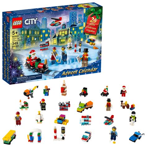 LEGO City 2022 Advent Calendar 60352 Building Toy Set For Kids, Boys ...