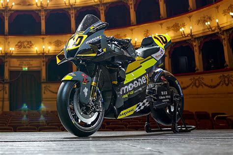 Valentino Rossi’s team VR46 unveils first MotoGP livery