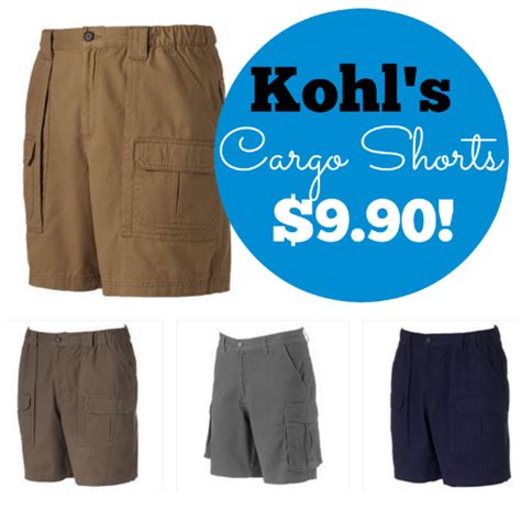 Kohl's Men's Cargo Shorts only $9.90! (Reg $26) - MyLitter - One Deal ...