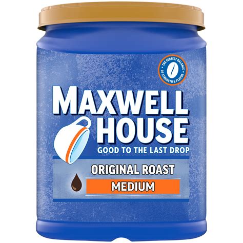 Maxwell House Original Roast Ground Coffee, 42.5 oz. Canister - Walmart ...