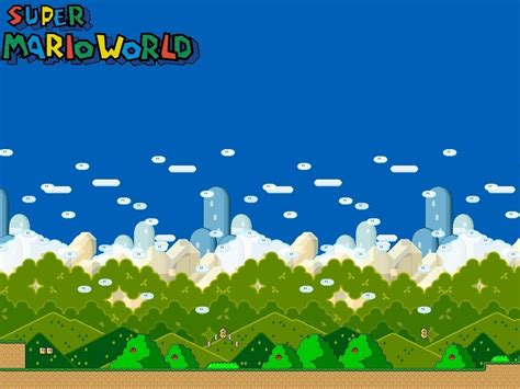 Super Mario World Backgrounds Sprites