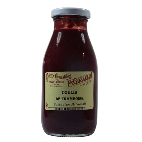 Coulis de framboise - Maison Gosselin