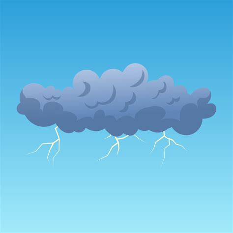 storm cloud cartoon vector 17587340 Vector Art at Vecteezy