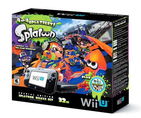 Wii U Special Edition Splatoon Deluxe Set is a Best Buy exclusive in ...