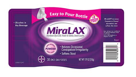 MiraLAX: Package Insert / Prescribing Information