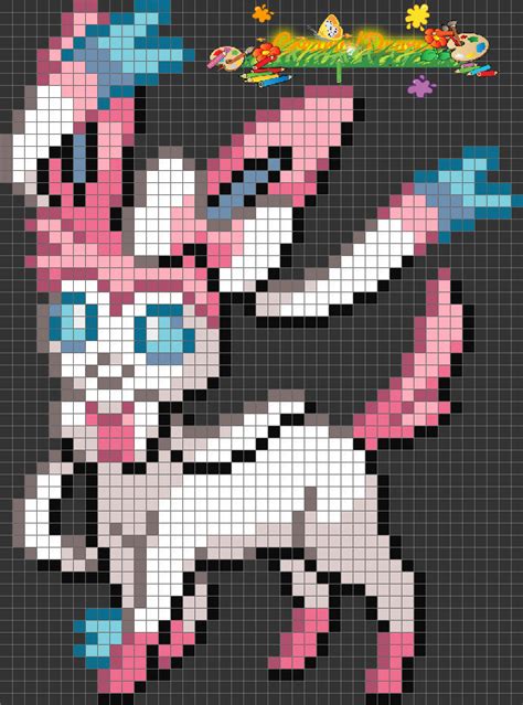 Pixel art!Sylveon! by CreamyKitty17 on DeviantArt