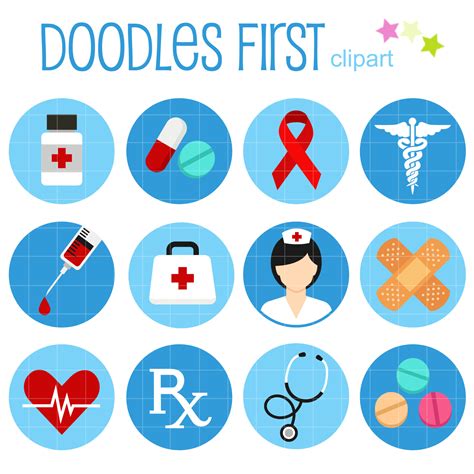 Medical Icons Clip Art Set – Daily Art Hub // Graphics, Alphabets & SVG