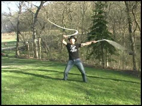 Whip-Cracking Performer Spins Ignited Whip During Practice | Jukin ...