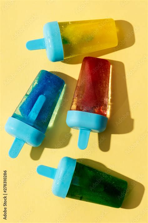 ice pops of different flavors Stock Photo | Adobe Stock