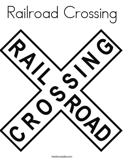 Railroad Crossing Signs Clipart | Longest Journey