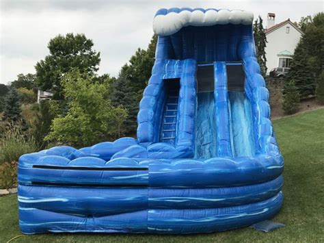 Monster Wave - Inflatable Dual Lane Water Slide Rental | Cincinnati A-1 ...