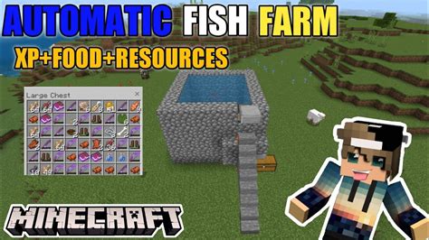 HOW TO MAKE AUTOMATIC INFINITE FISH FARM | MINECRAFT TUTORIAL 1.18 ...